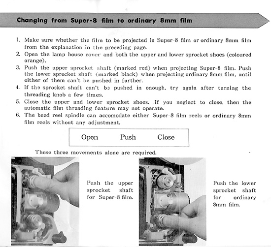 8mm Forum: Manual and advice please, Elmo FP-A