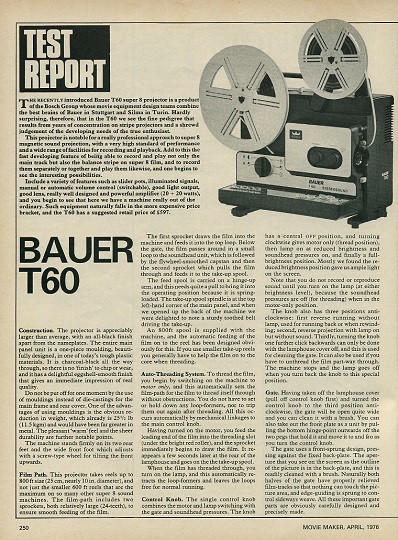 8mm Forum: Bauer T60