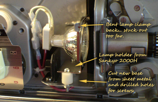 8mm Forum: Bolex 18-5L - DIY Lamp Conversion