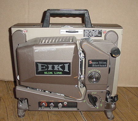 An Eiki RST-1 16mm Film Projector