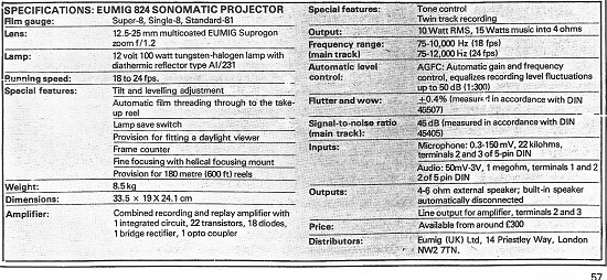 The Reel Image 16mm Projector Test Reports