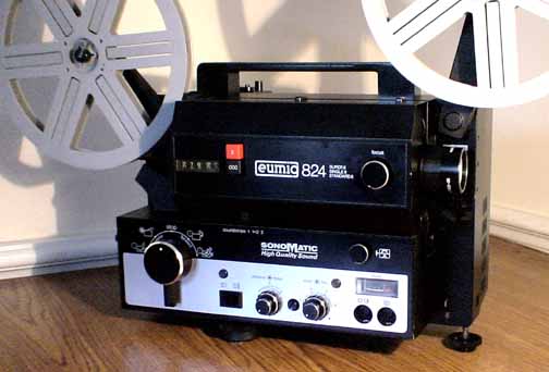 EUMIG 824 SONOMATIC DUAL 8MM AND SUPER 8MM SOUND CINE PROJECTOR LOVELY  PROJECTOR