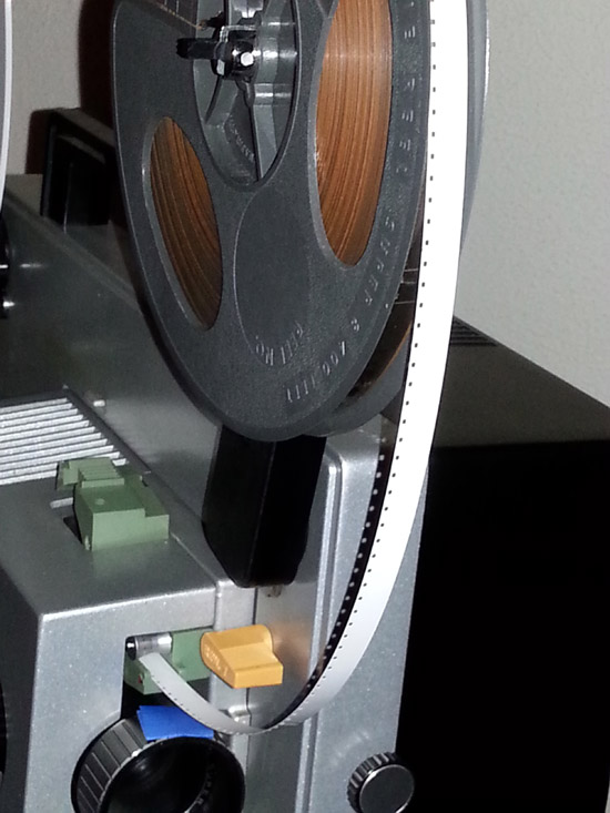 8mm Forum: How should fim be wound onto the reel?