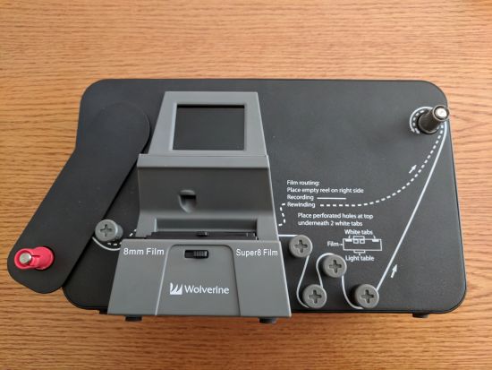 Wolverine 8mm / Super8 Film Scanner Mod for Larger Film Reels by