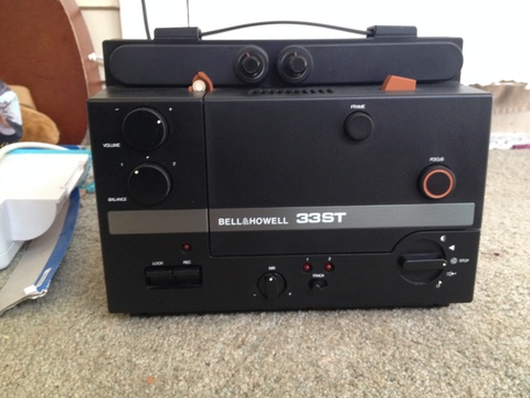 Review of the Bell and Howell 33ST Super 8 2-Track Sound Recording  Projector 