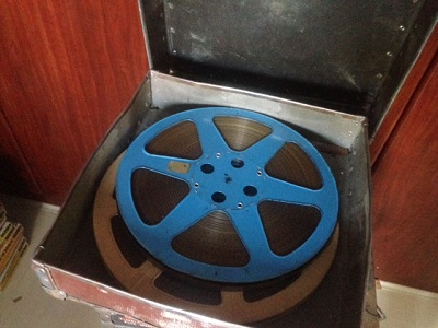 Tuscan super 8 reel in archival case