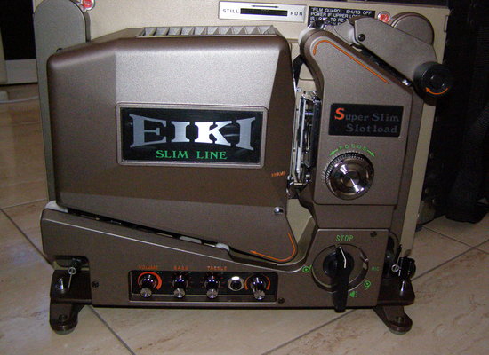 An Eiki RST-1 16mm Film Projector