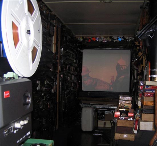 A large collection of 8mm film reels to include Superman and a large  quantity of collectors club exa