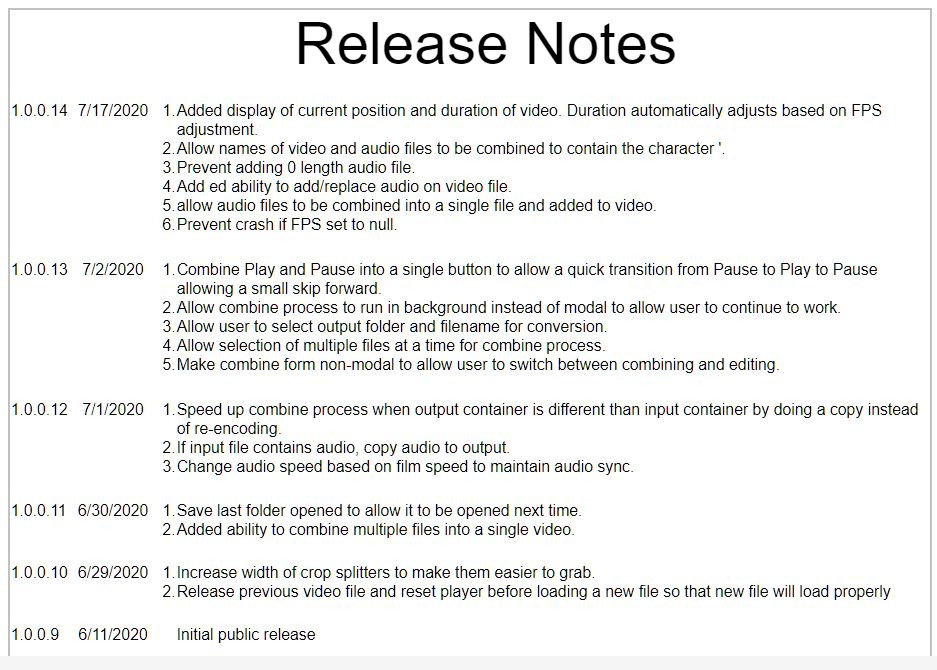 Film_Crop Release Notes