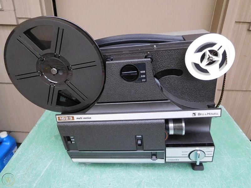 Playing Standard 8MM Reel (1/4 center) on Spindle Sized for Super