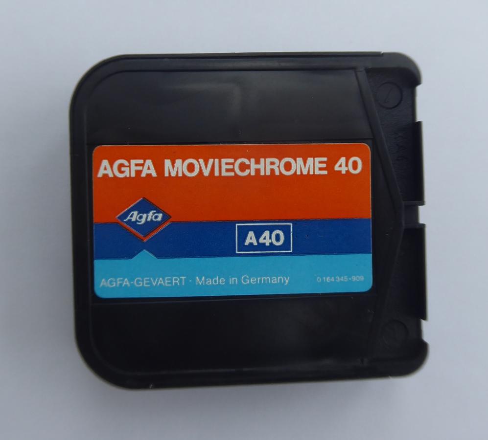 Agfa Moviechrome 40 Super 8 film cartridge - Vintagelens