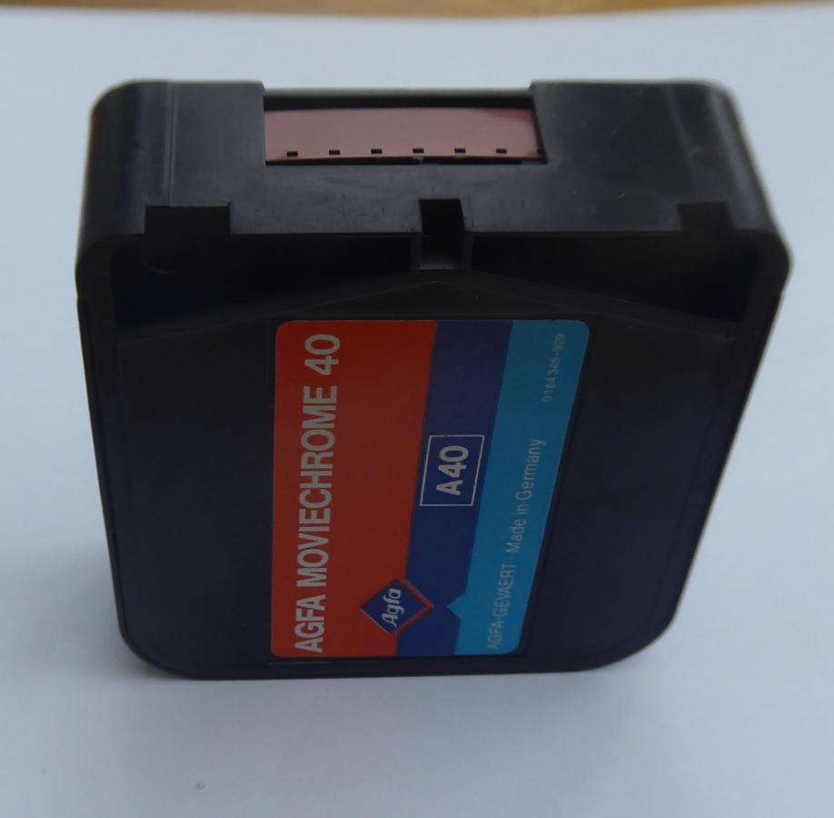 Agfa Moviechrome 40 Super 8 film cartridge - Vintagelens