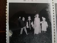 Happy Halloween! I'm on the right (as 'Wee Willie Winkie') with my sister and brothers just about to go out 'trick or treating' in Willowdale, Toronto 1965!